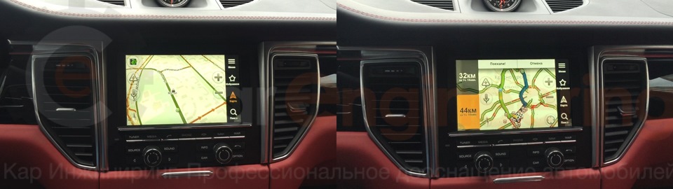 Яндекс навигация для Porsche Macan