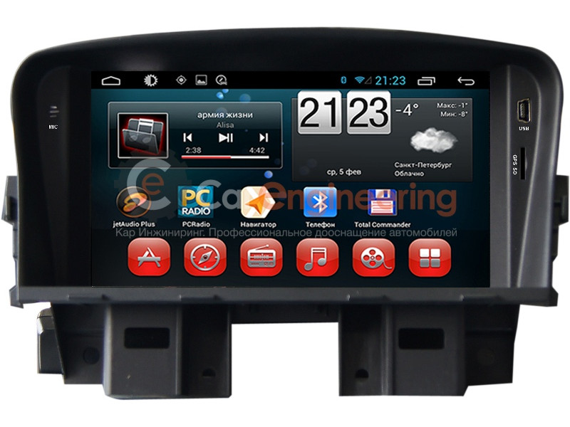 Головное устройство android 4. REDPOWER 18045. REDPOWER 18045 Chevrolet Cruze. ШГУ Cruze 2010. Головное устройство Chevrolet Cruze 2010.